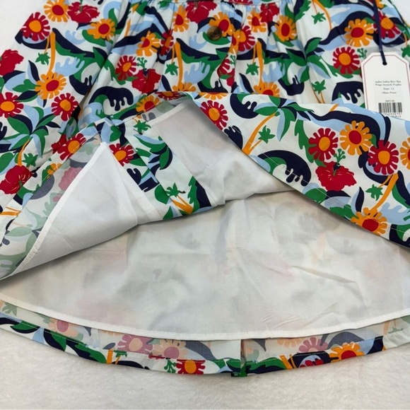 NWT Classic Prep 12 Year Audrey Scallop Olina Poplin Stretch Floral Kids Skirt - Picture 6 of 16